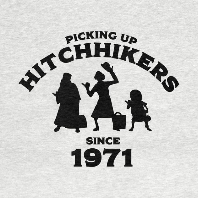 Hitchhikers Since 1971 (WDW Version) - Black by WearInTheWorld